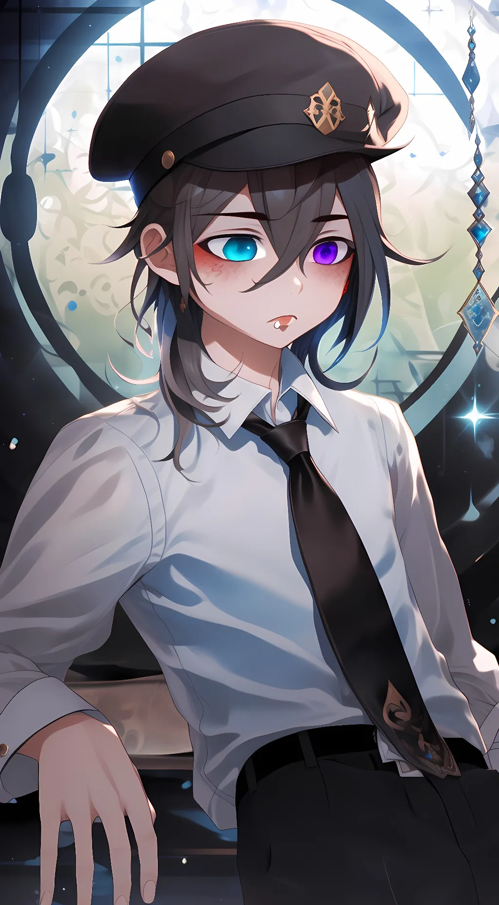 ai character: afton  background