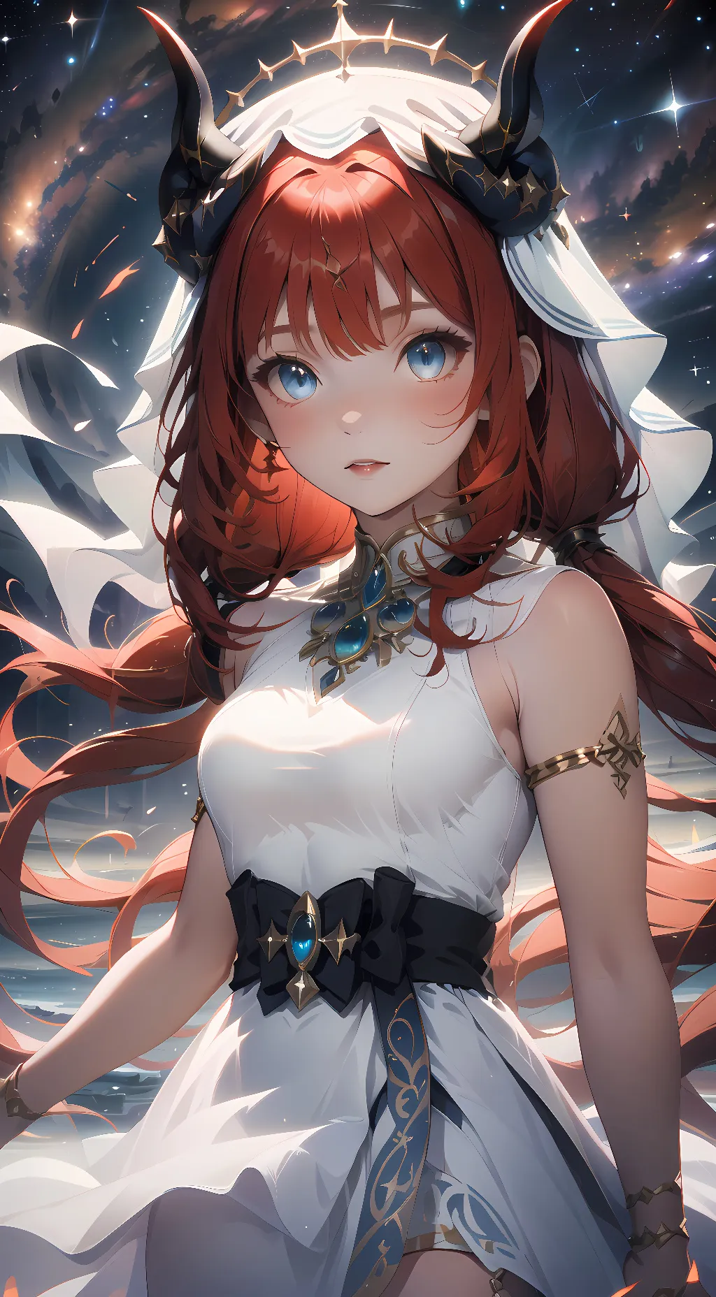 ai character: 妮露 background