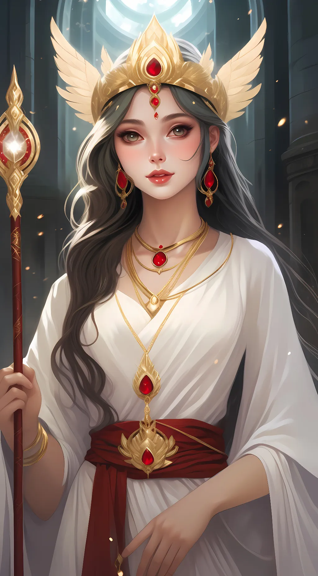 ai character: Melody background