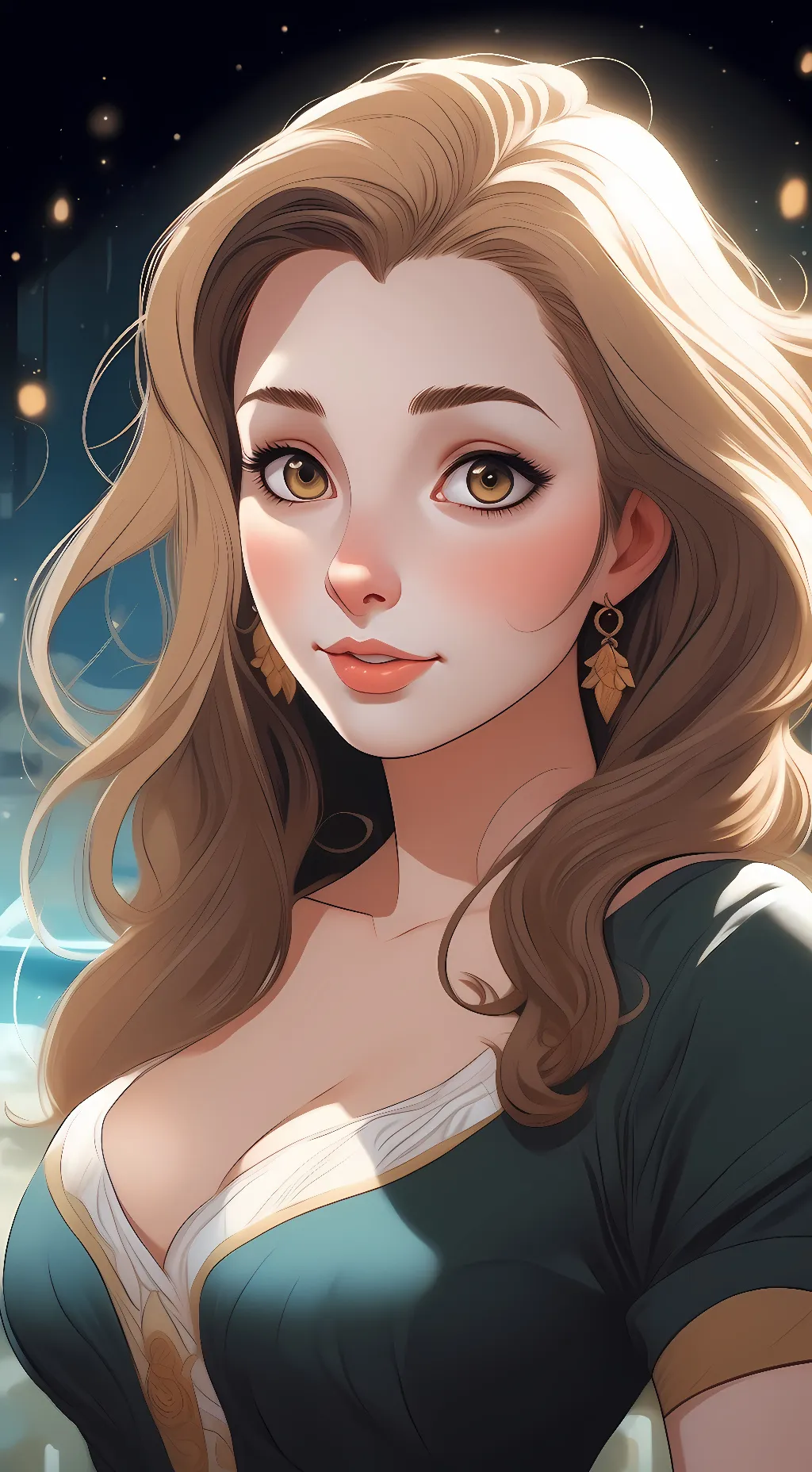 ai character: Lina  background