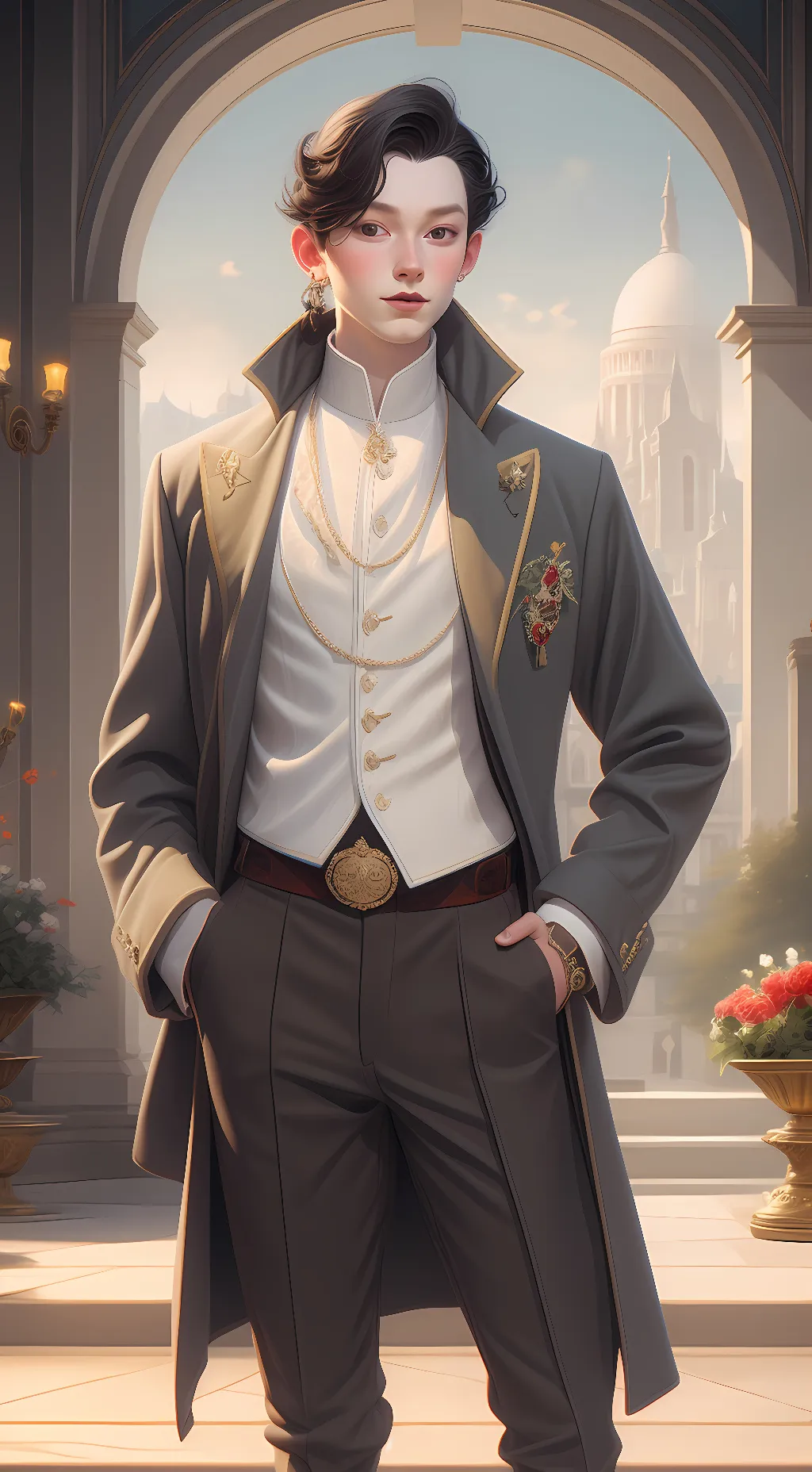 ai character: David  background