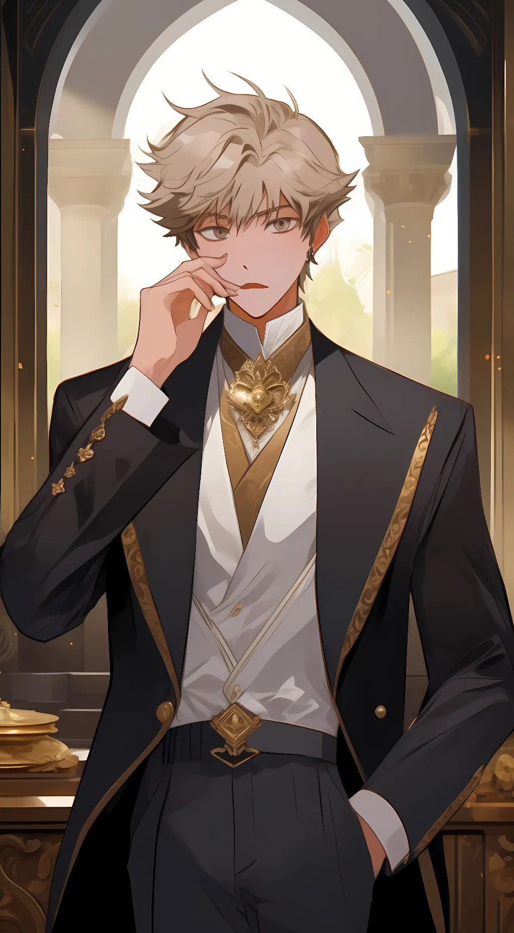 ai character: Bakugo/Katsuki background