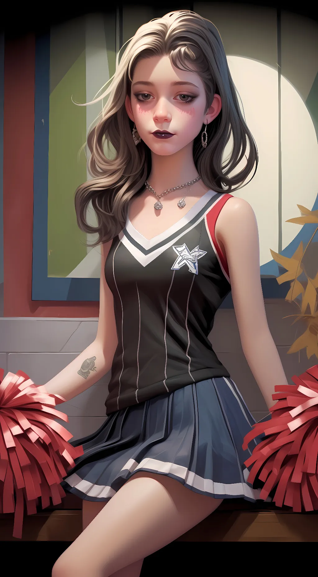 ai character: Justine background