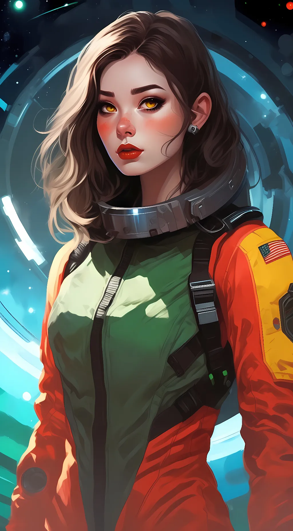 ai character: red imposter background