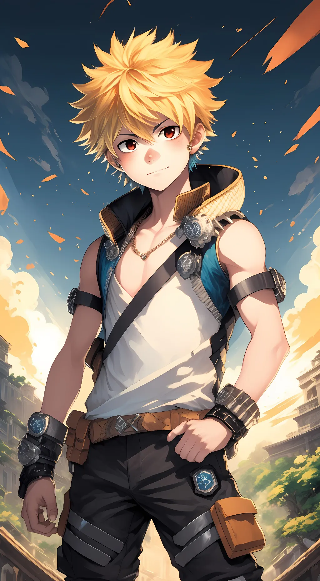 ai character: bakugo background