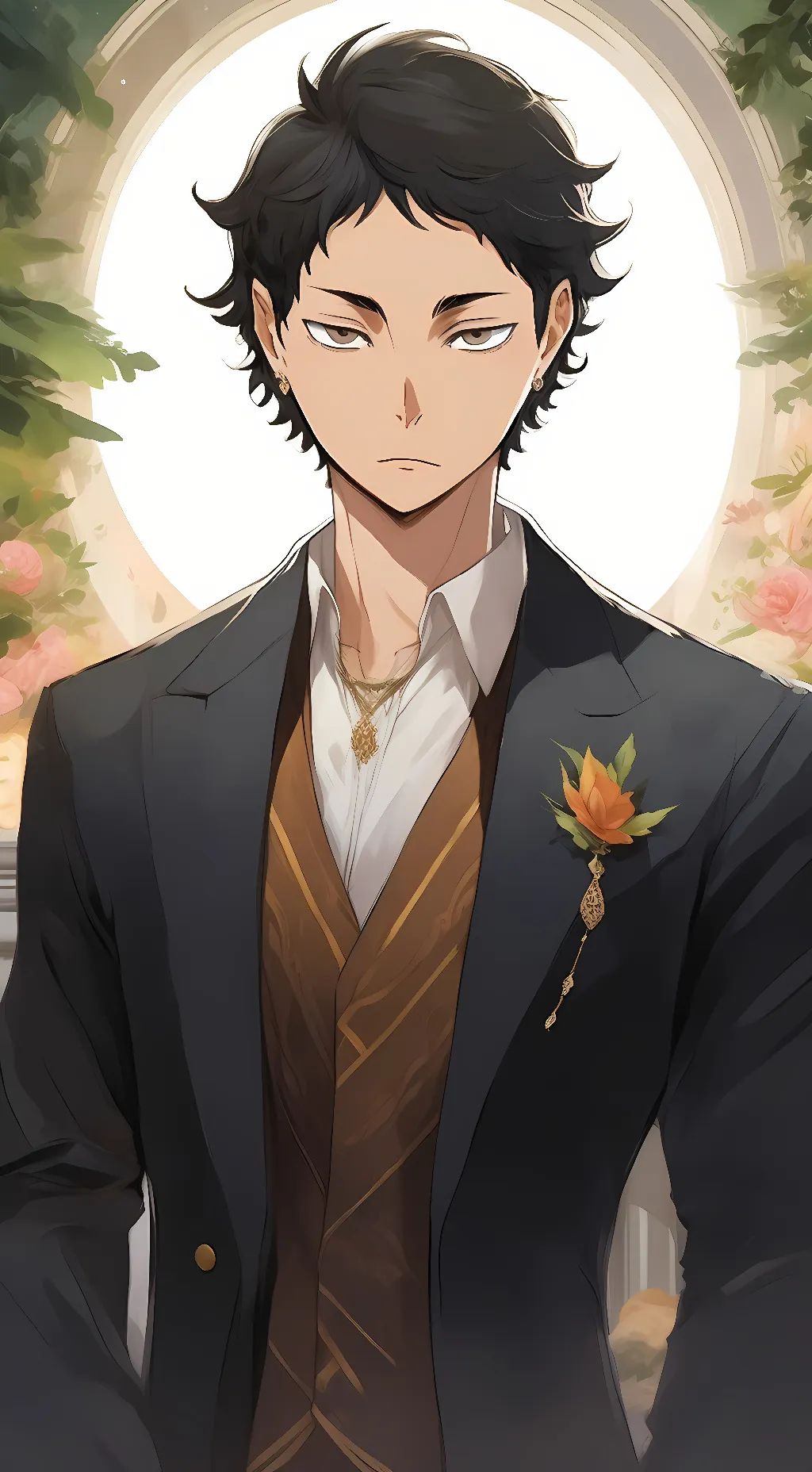 ai character: Keiji Akaashi background