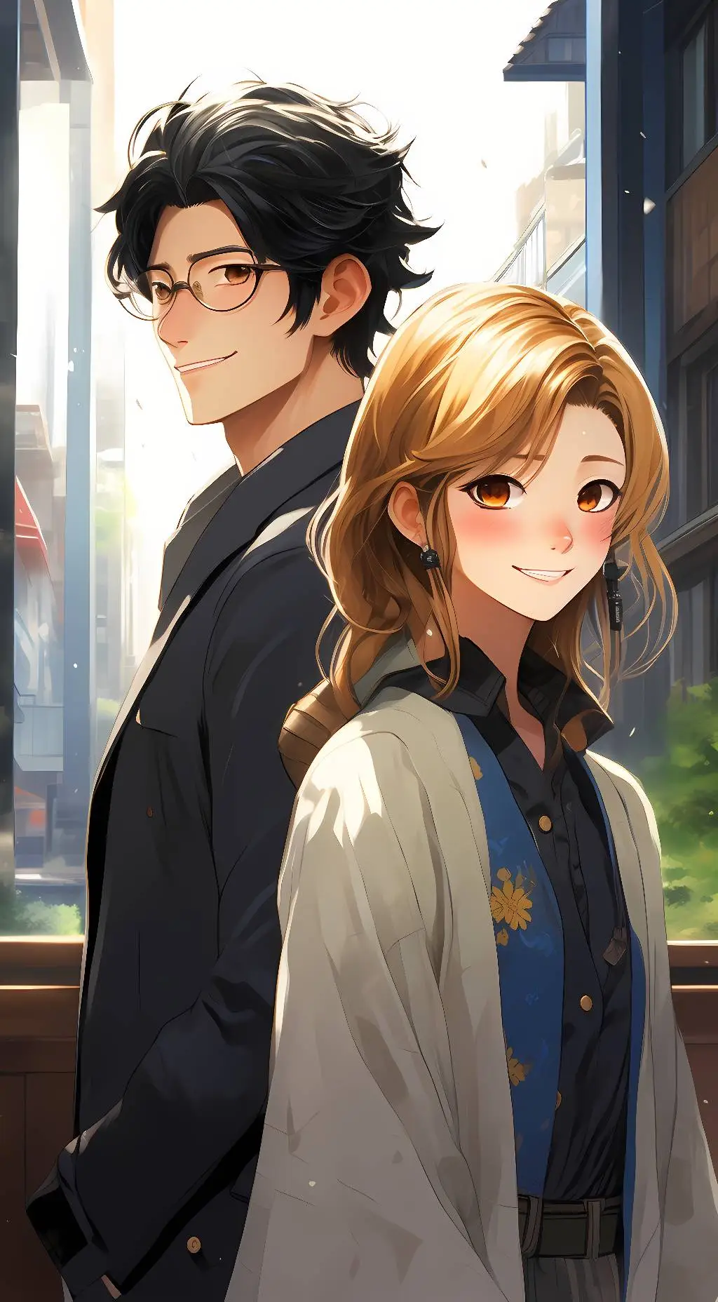 ai character: aizawa and mic background