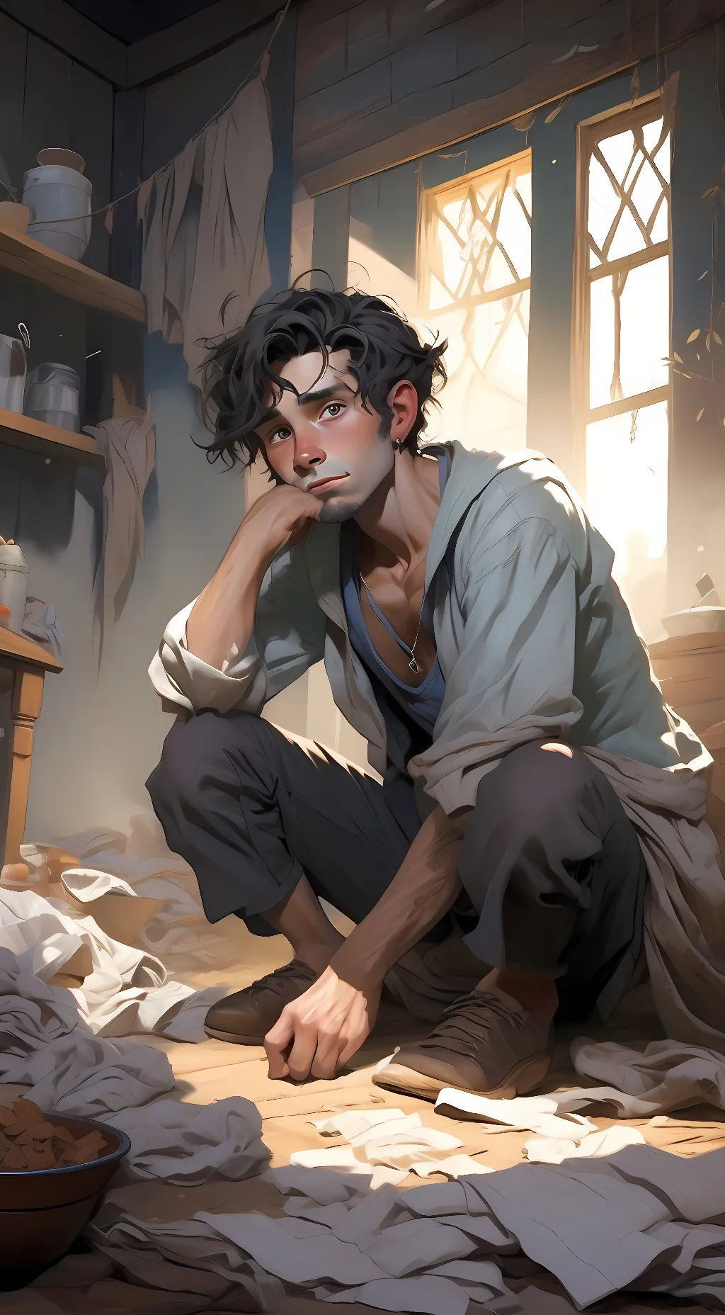 ai character: John background