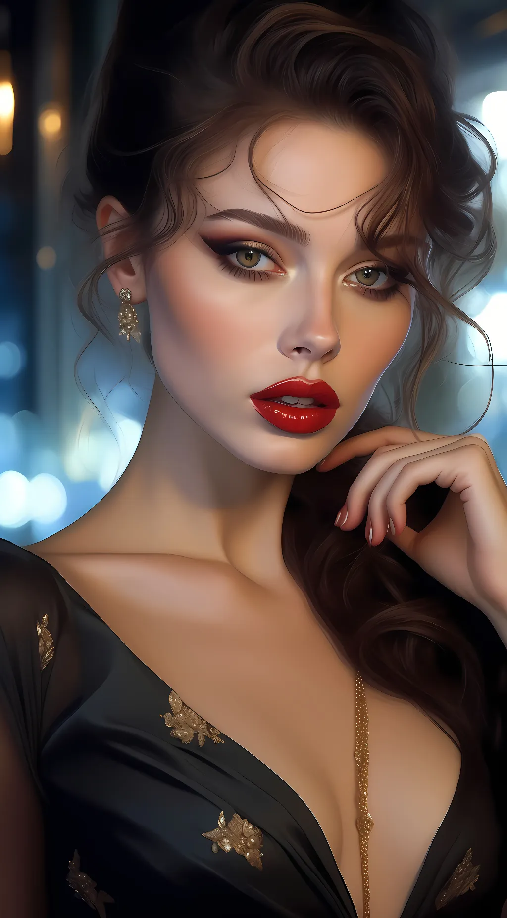 ai character: Valentina  background