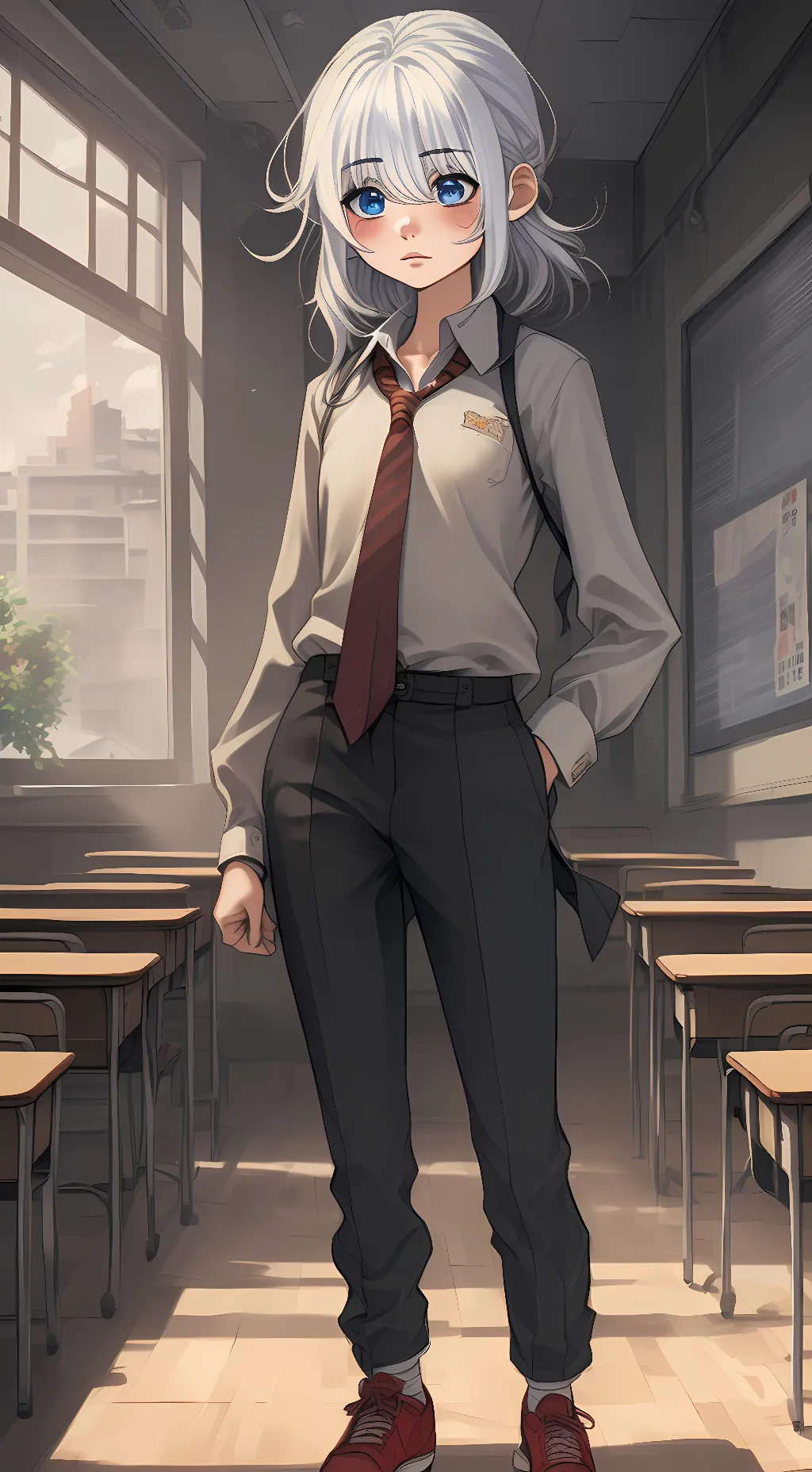 ai character: Obanai Saito background