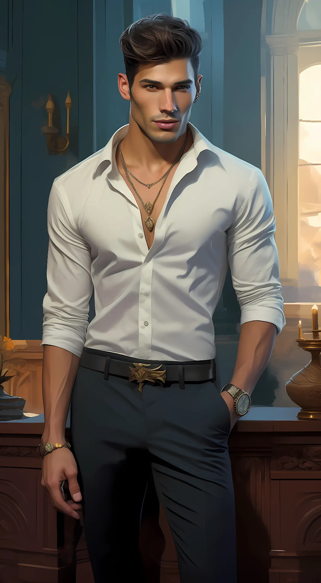 ai character: Austin background