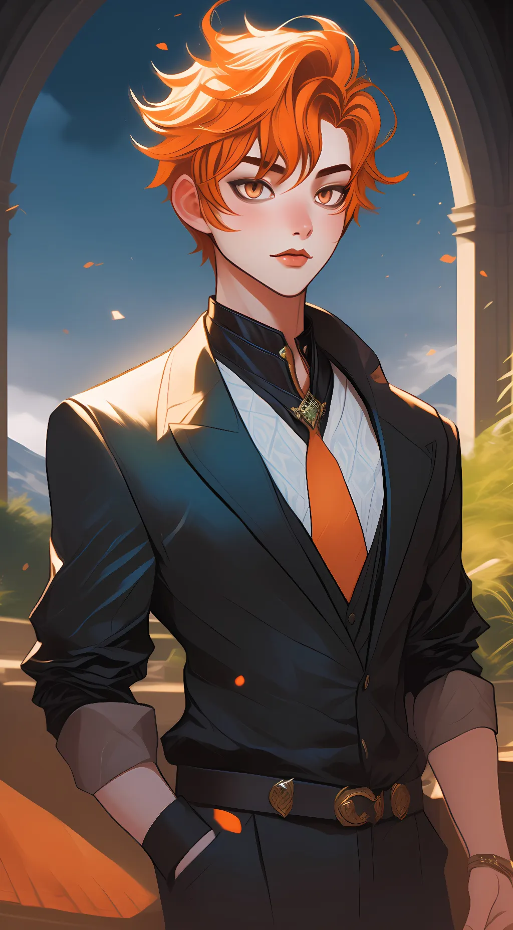 ai character: Adam background