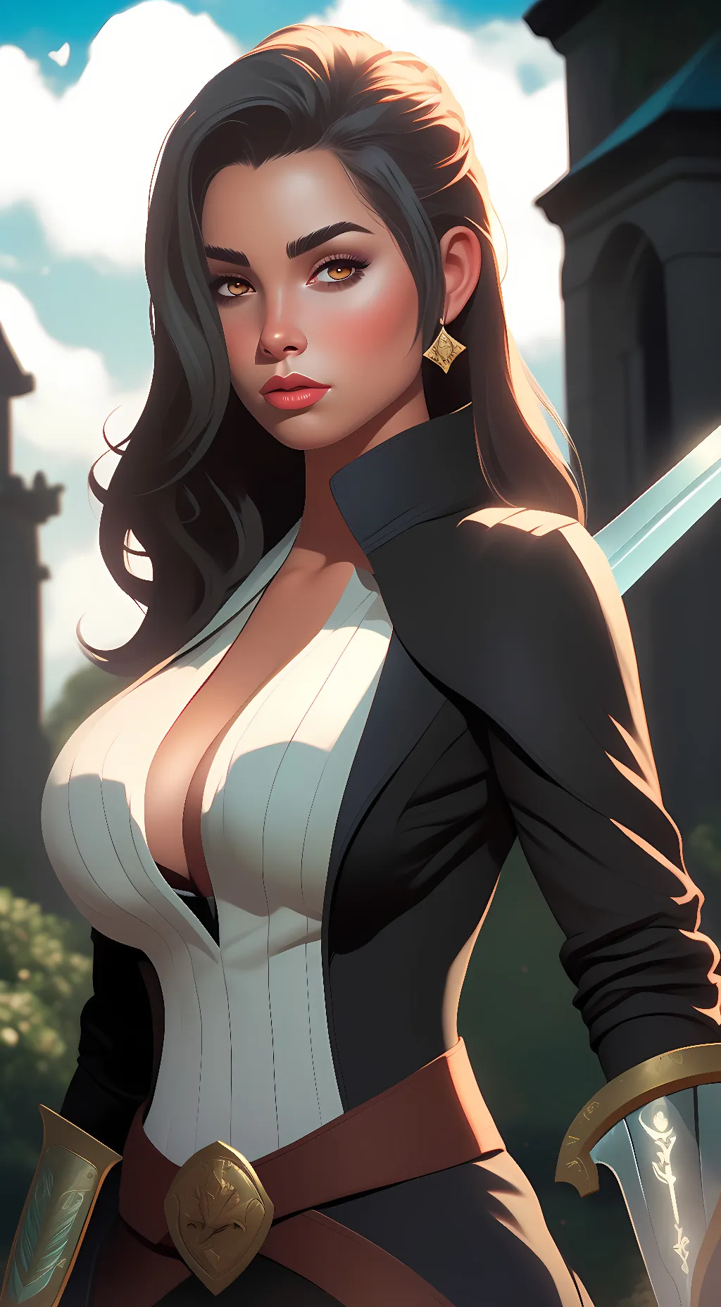 ai character: Iris Cortana background