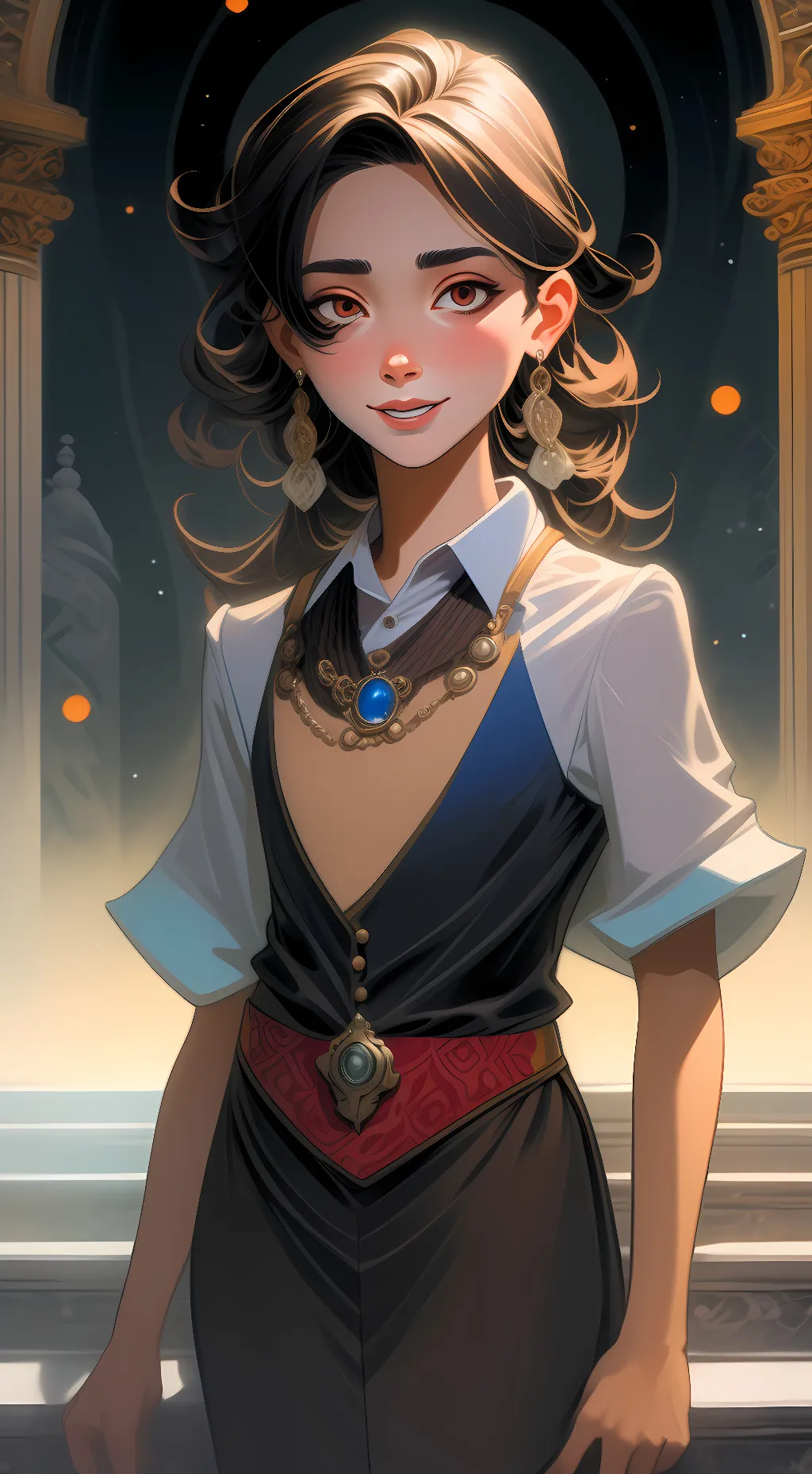 ai character: Checkers background