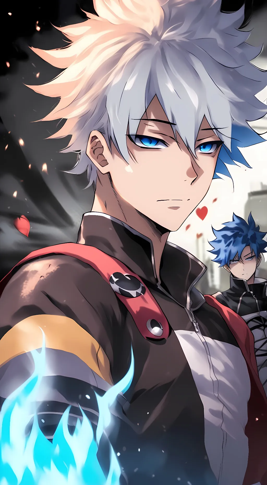 ai character: touya todoroki  background