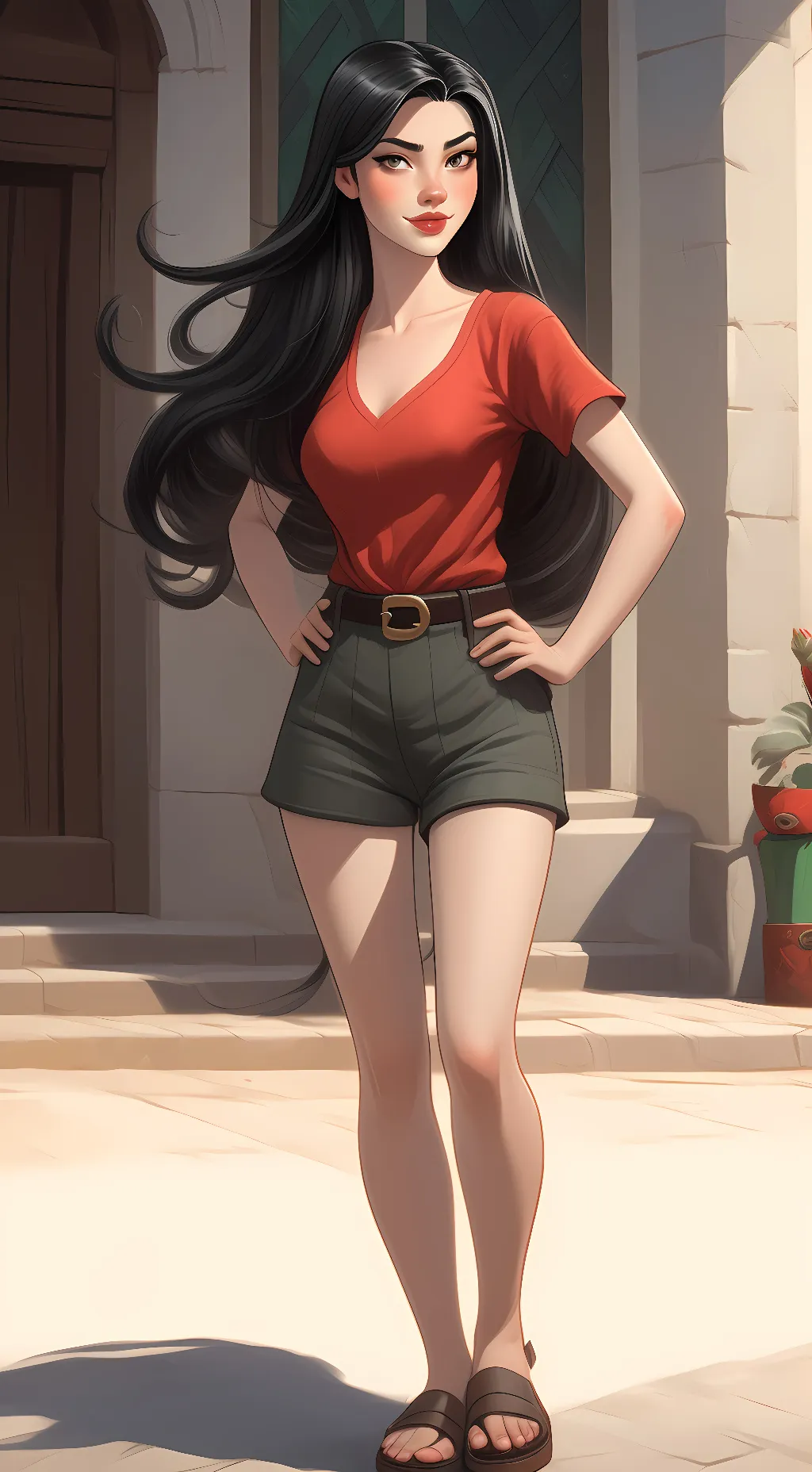 ai character: trish background