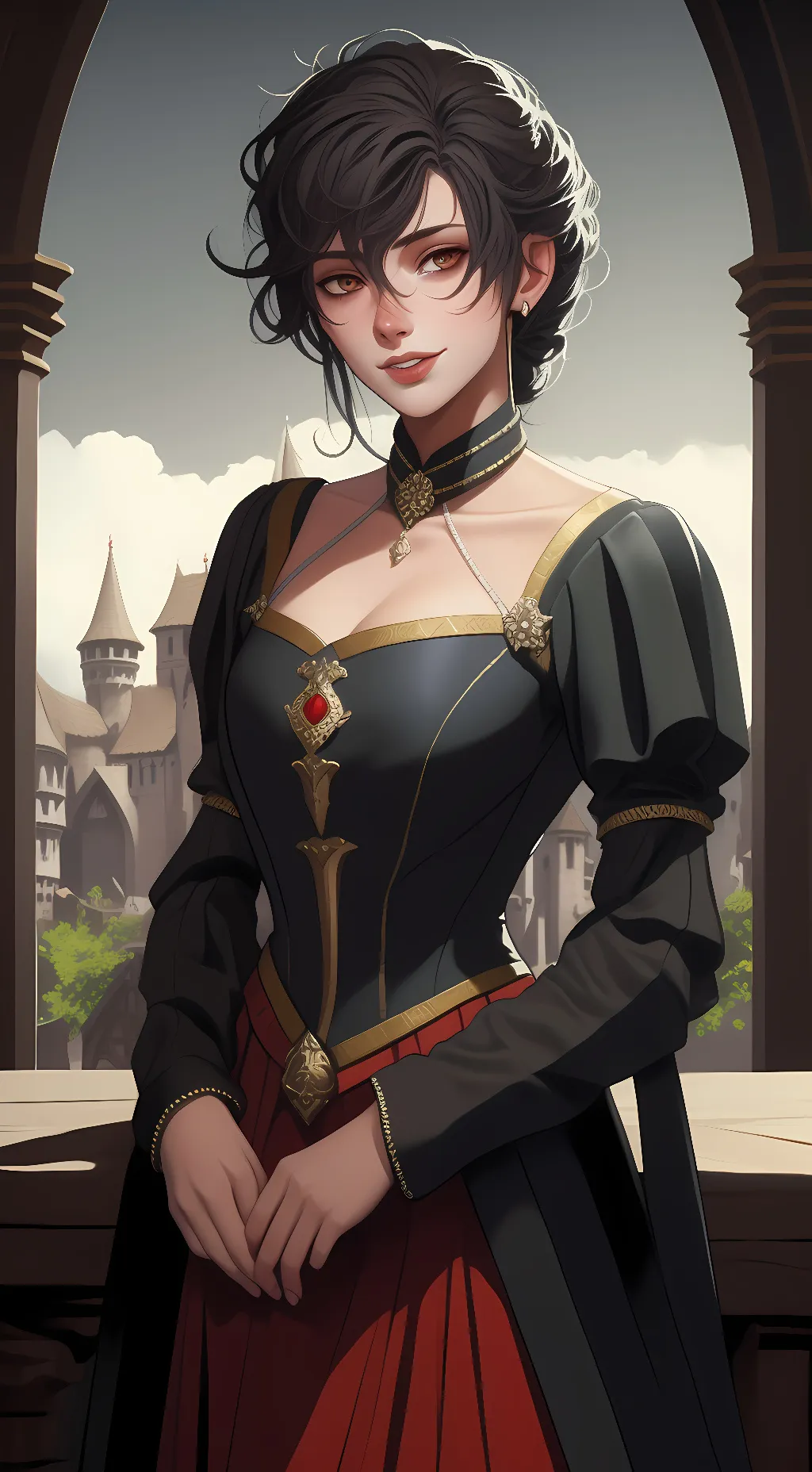 ai character: Zendaya  background