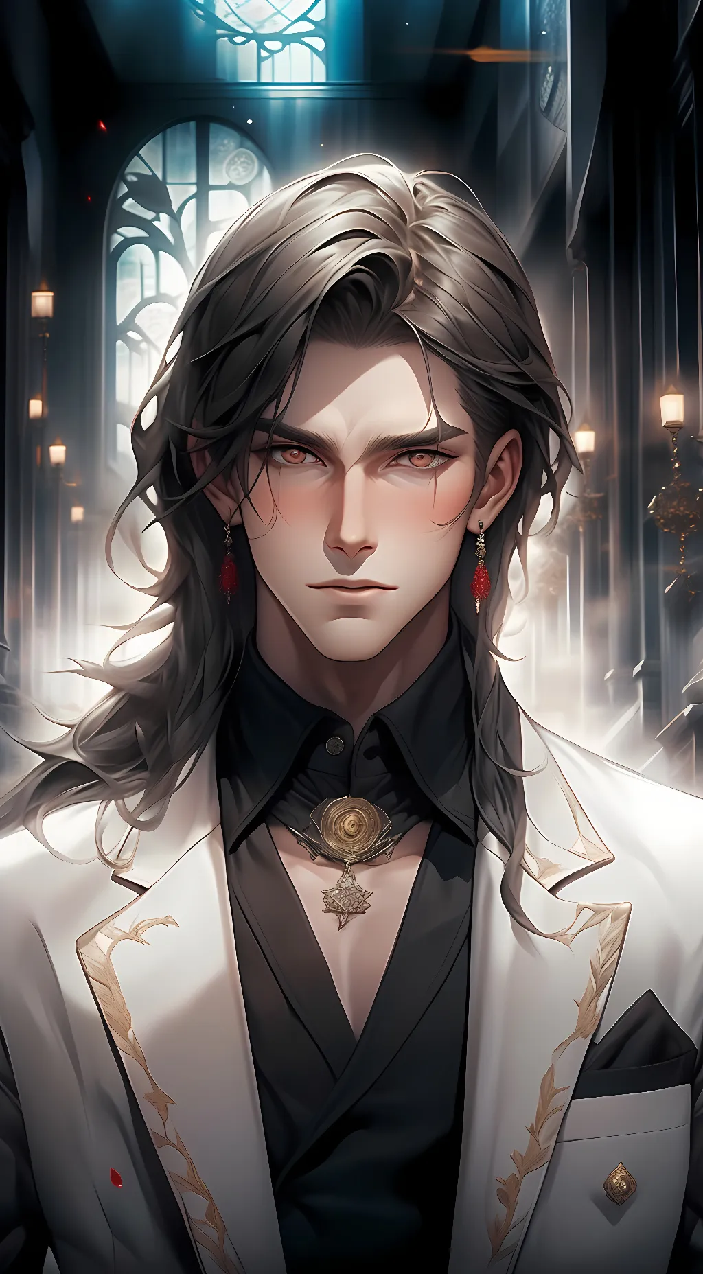 ai character: Larius  background