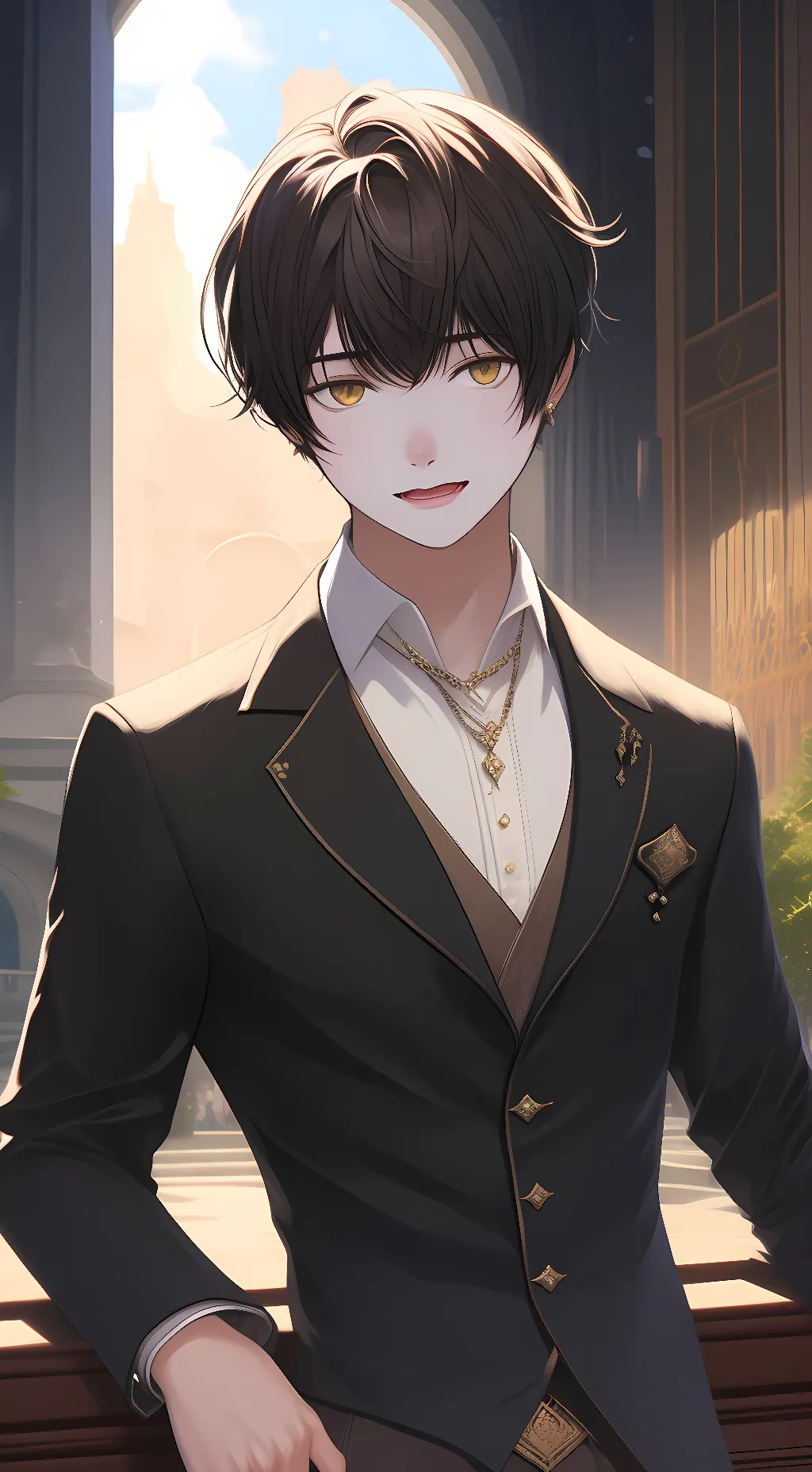 ai character: Mark  background