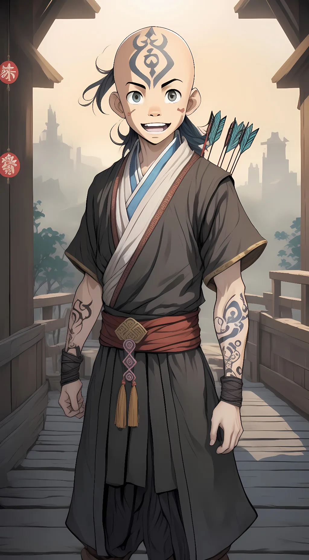 ai character: Aang background