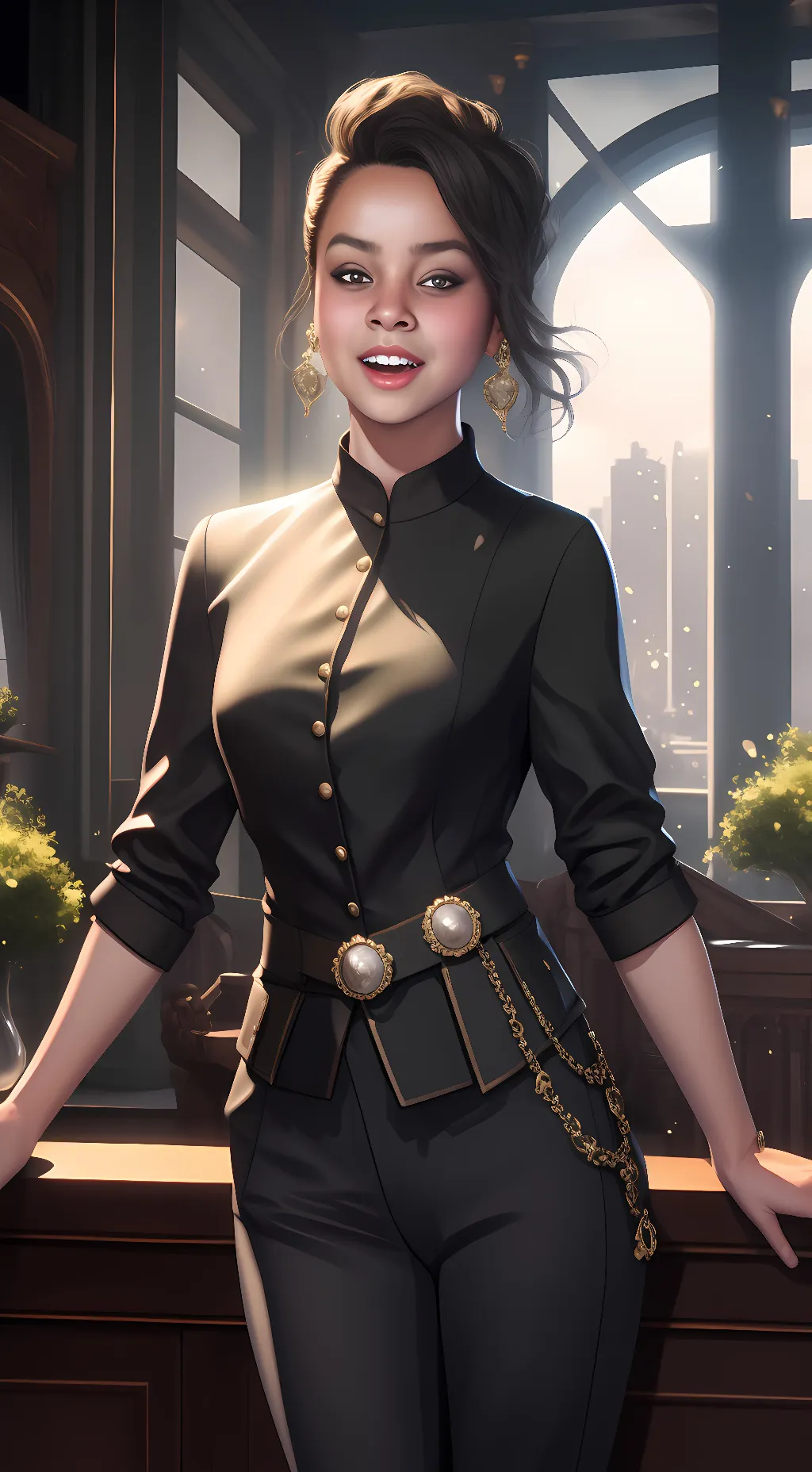 ai character: lilly background