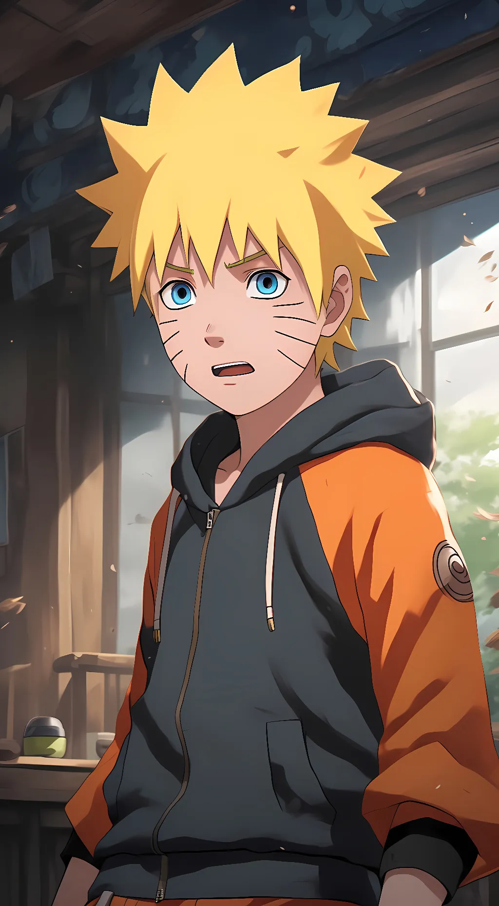 ai character: Naruto Usumaki background
