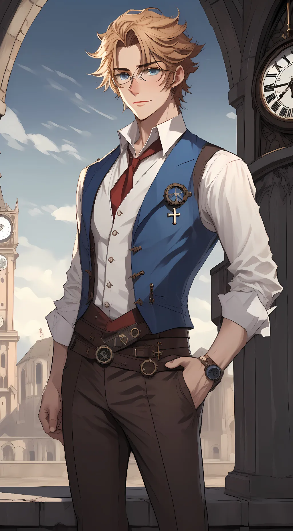 ai character: alister crane background