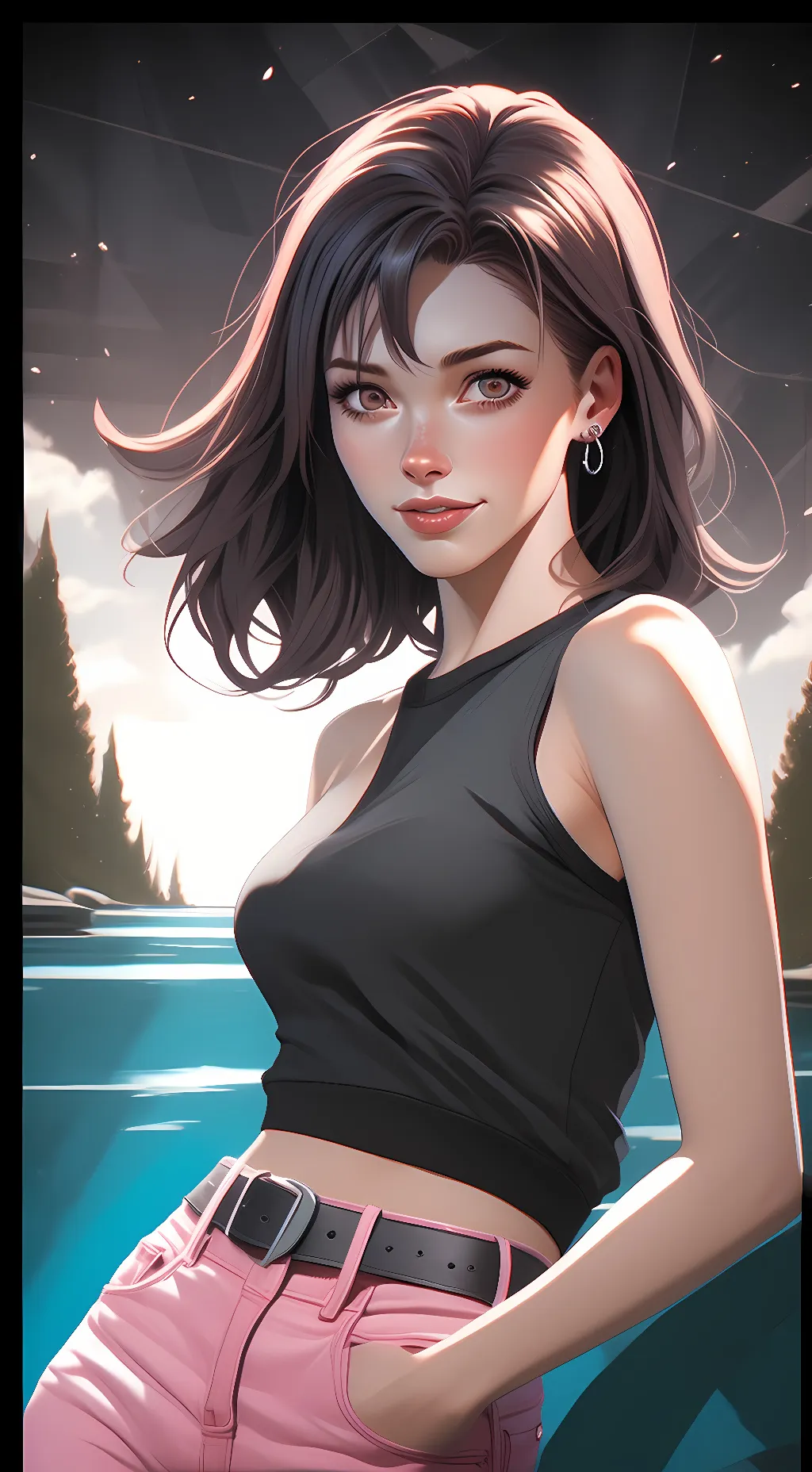 ai character: Kimberly Ann hart background