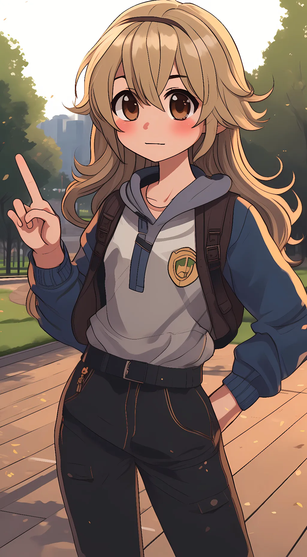 ai character: Azalea background