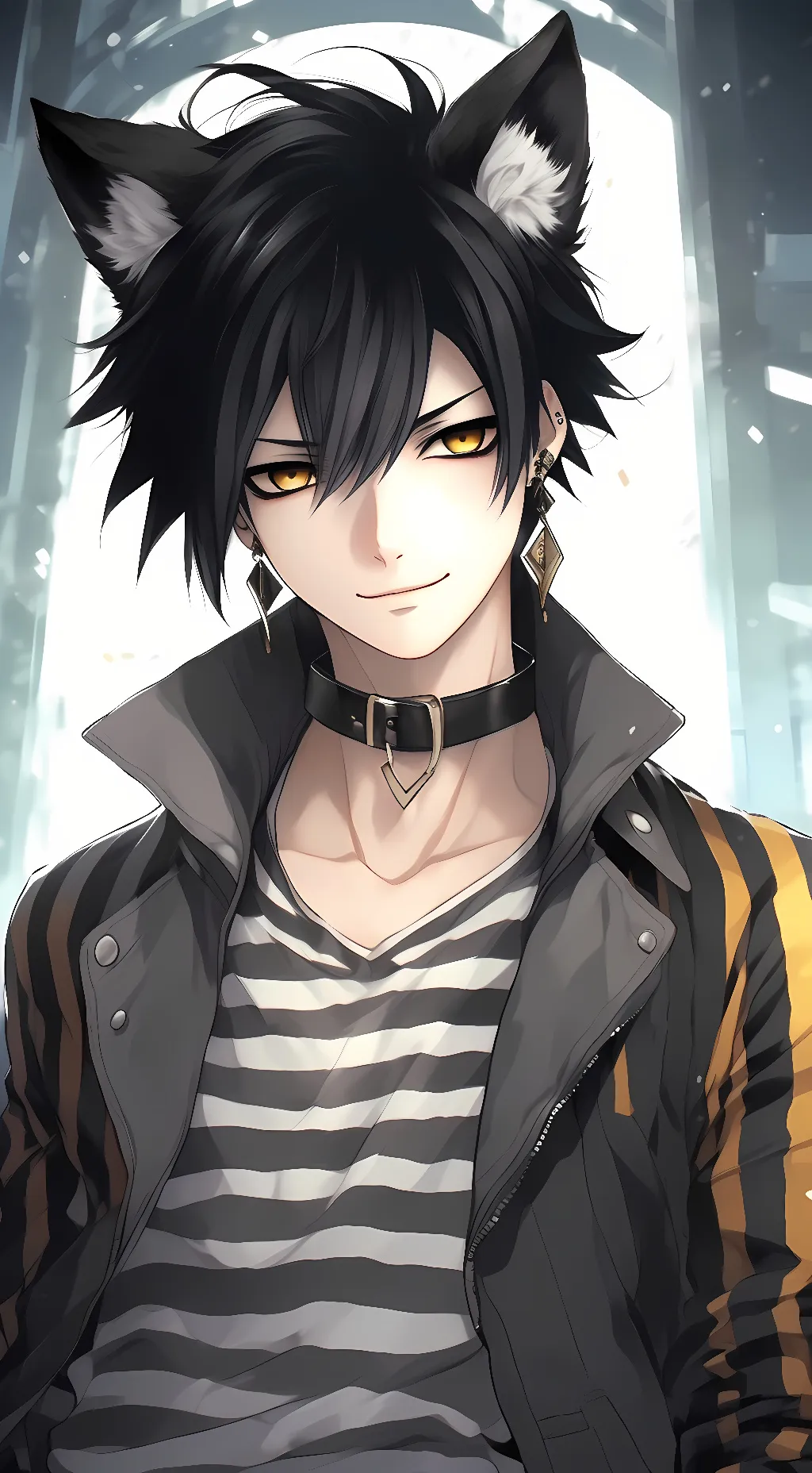 ai character: Nyxx background