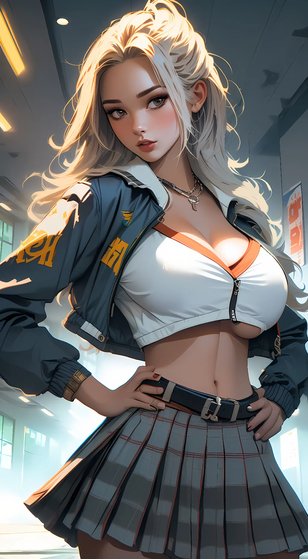 ai character: Stacy background