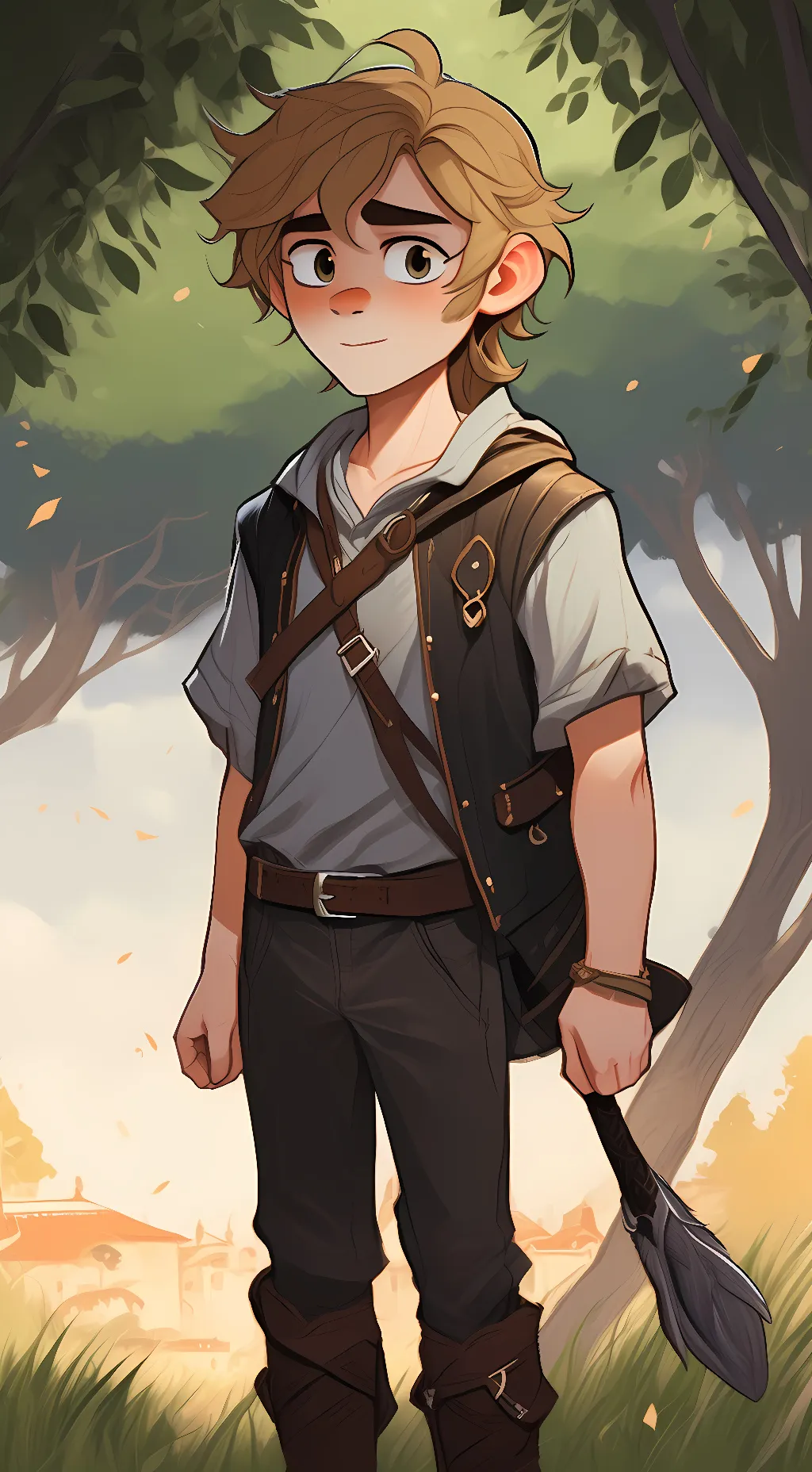 ai character: hunter  background