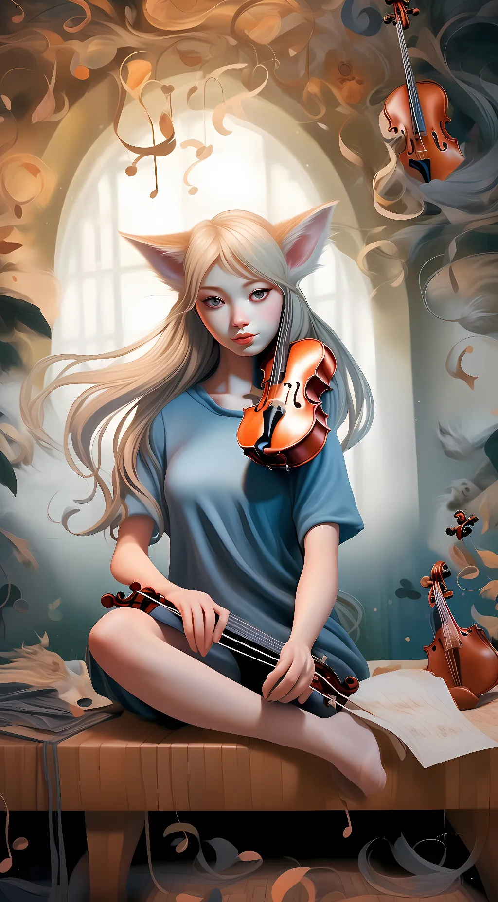 ai character: Hentai background