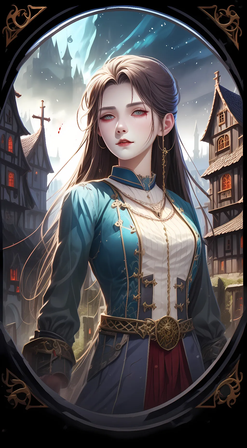 ai character: Veronica  background