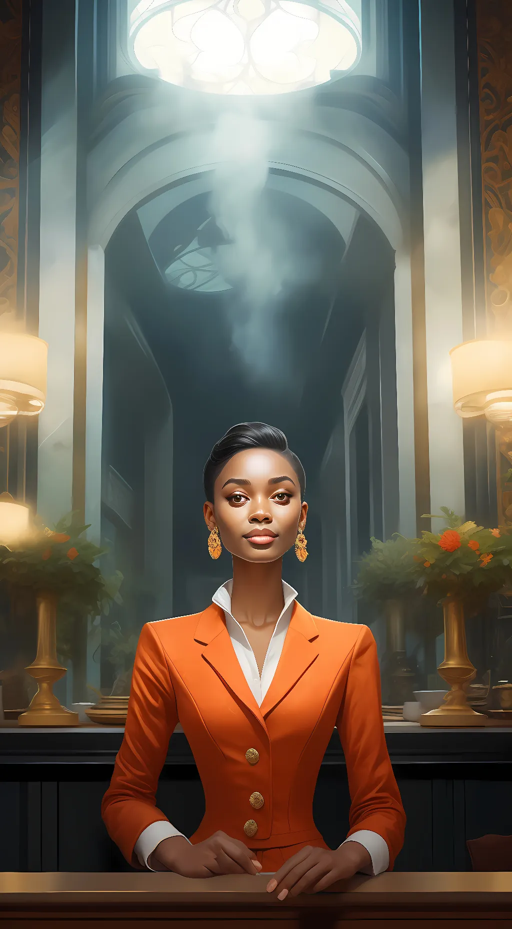 ai character: Lamo background