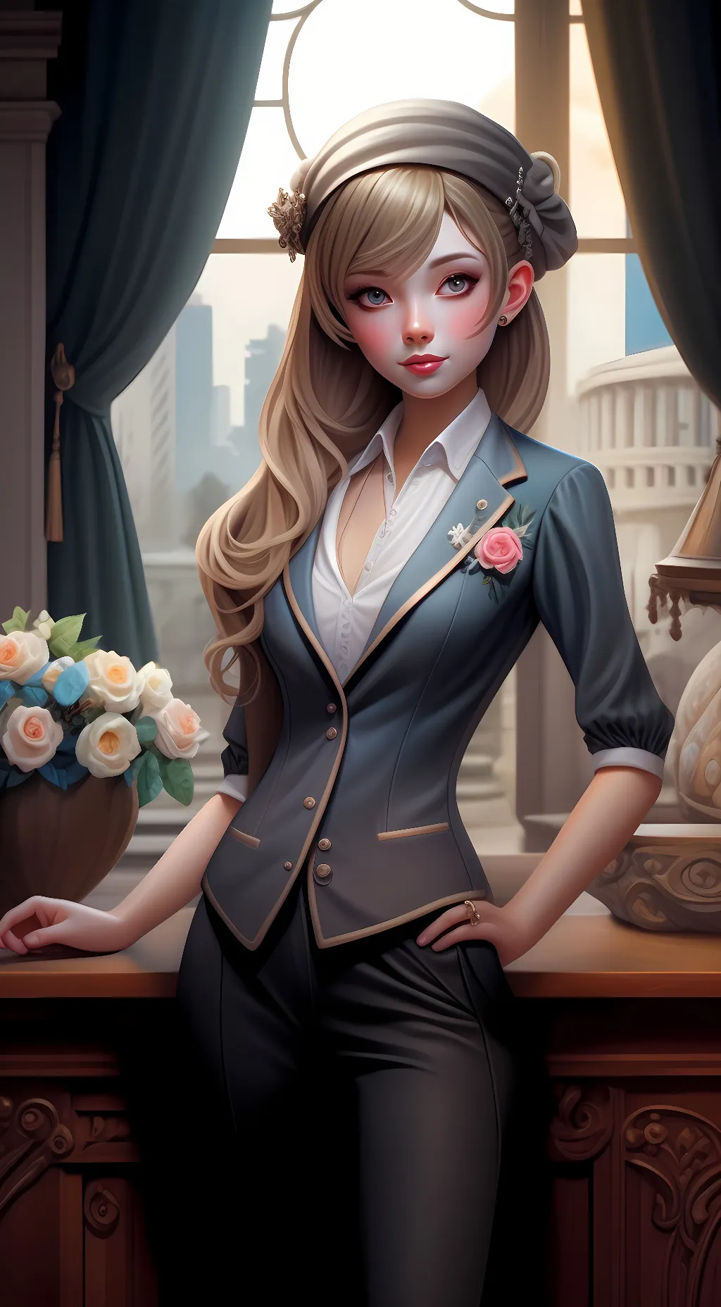 ai character: Emily  background