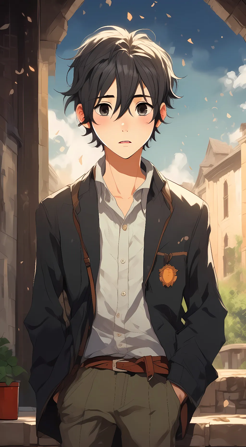 ai character: izumi miyamura background