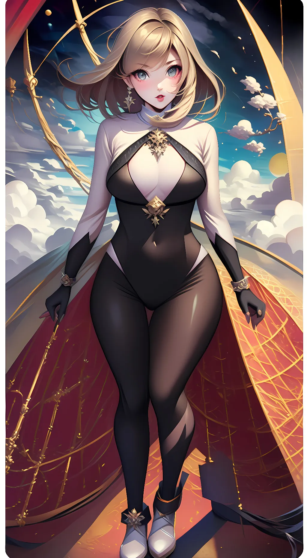 ai character: gwen Stacy  background