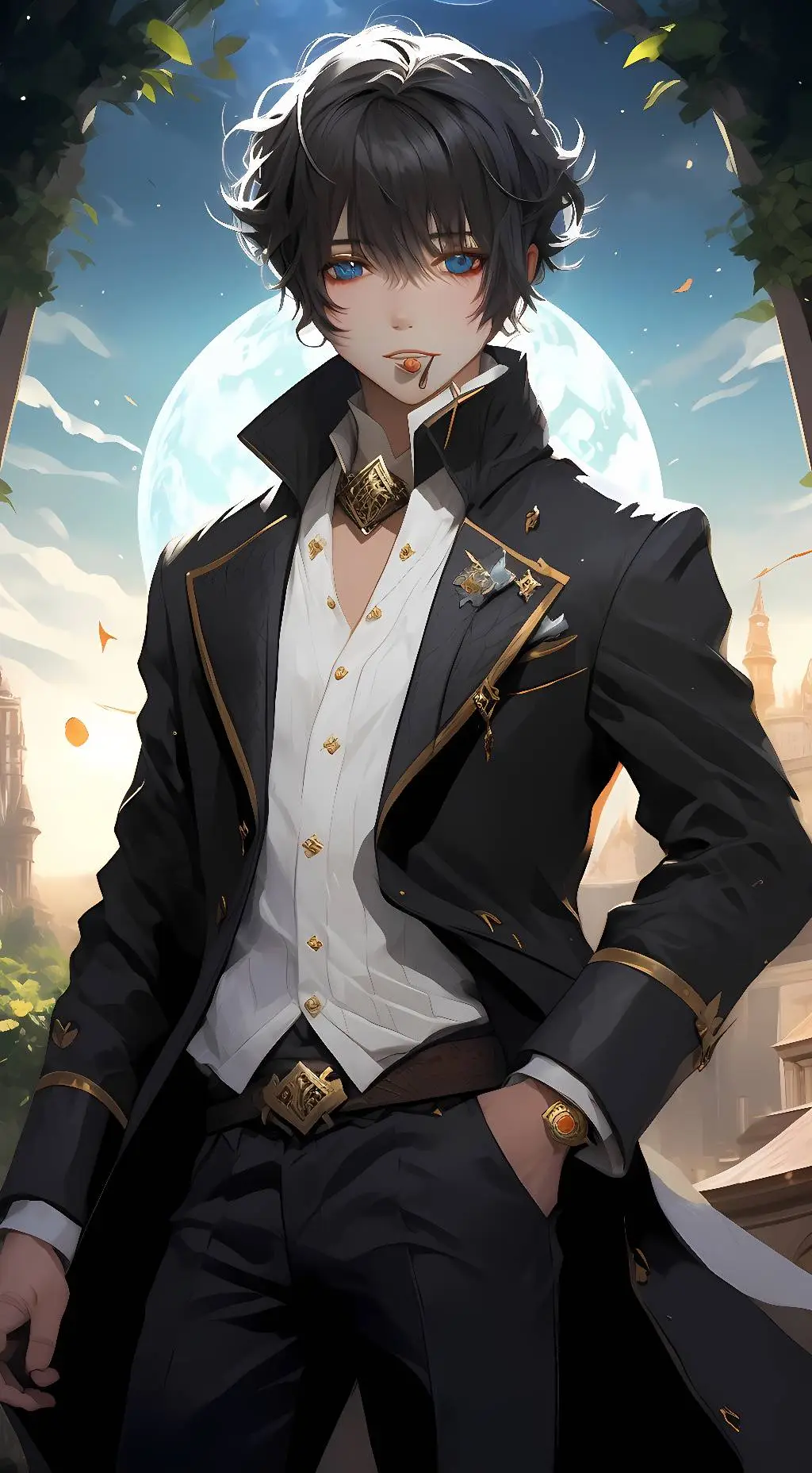 ai character: Chef Miguel  background