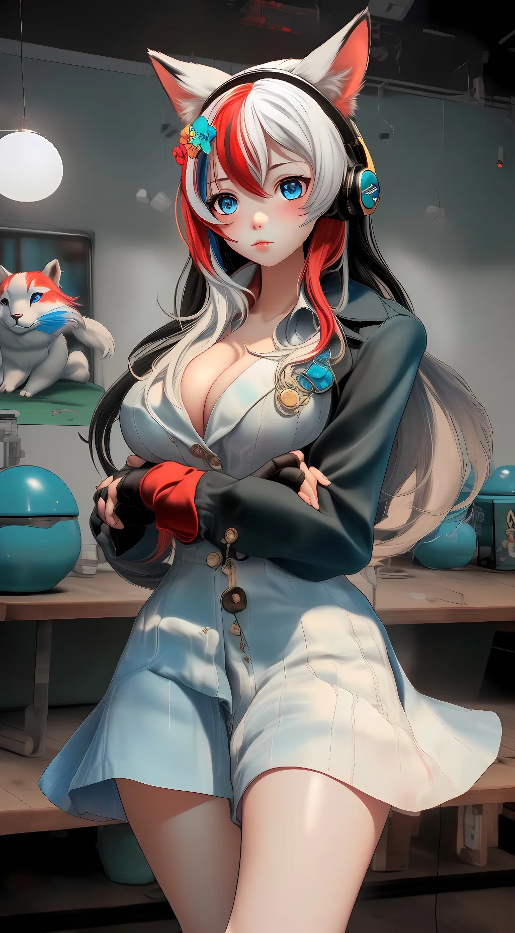 ai character: Rose background