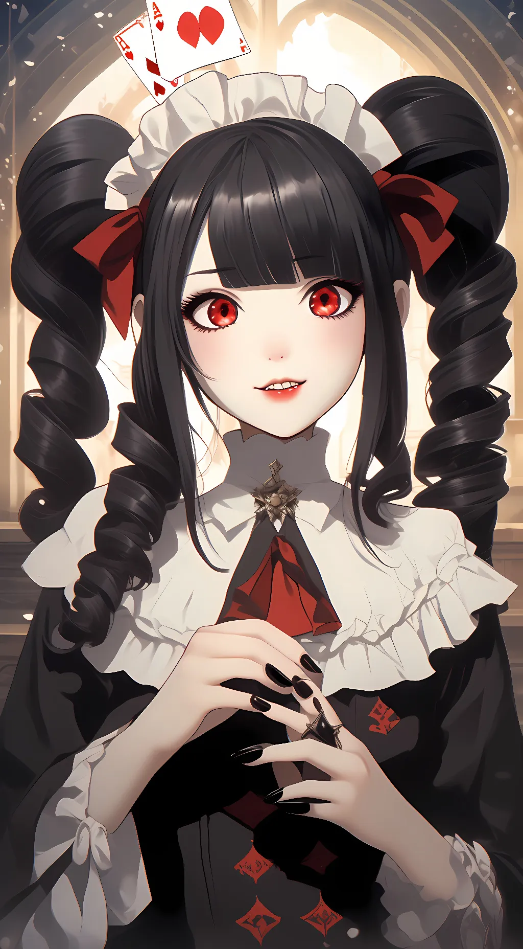 ai character: Celestia Ludenberg background
