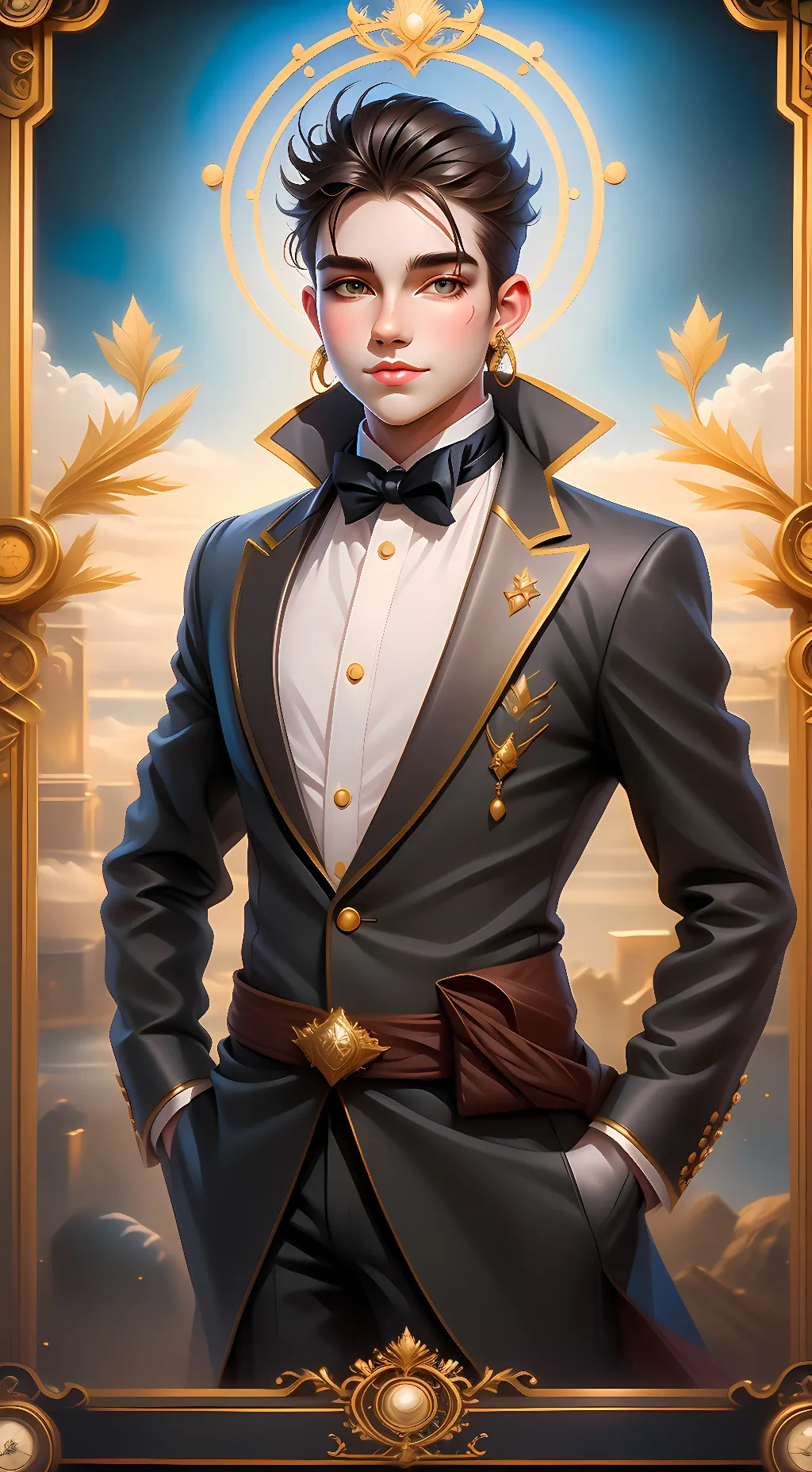 ai character: Alexander Blackwel background