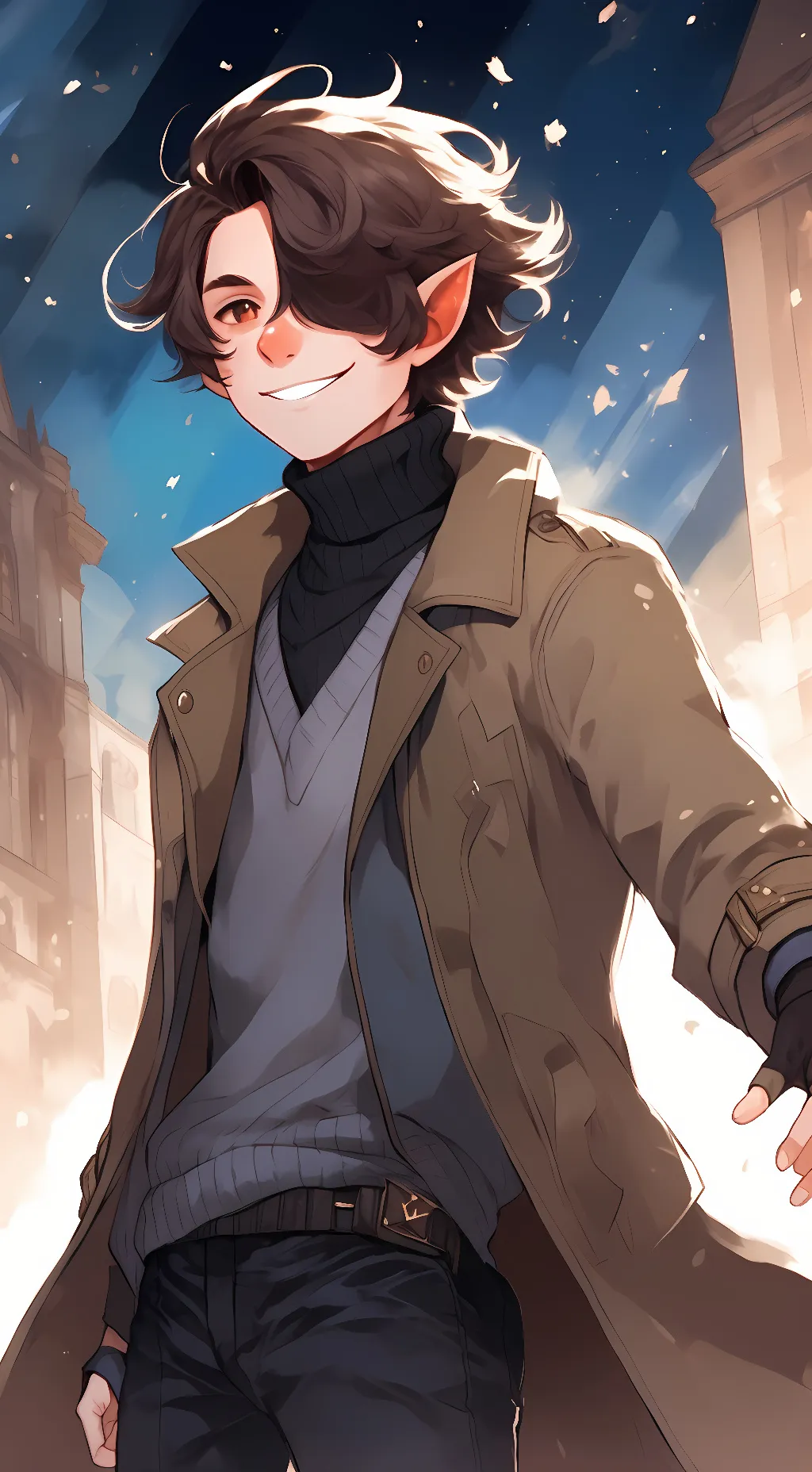 ai character: PØGBÛR background