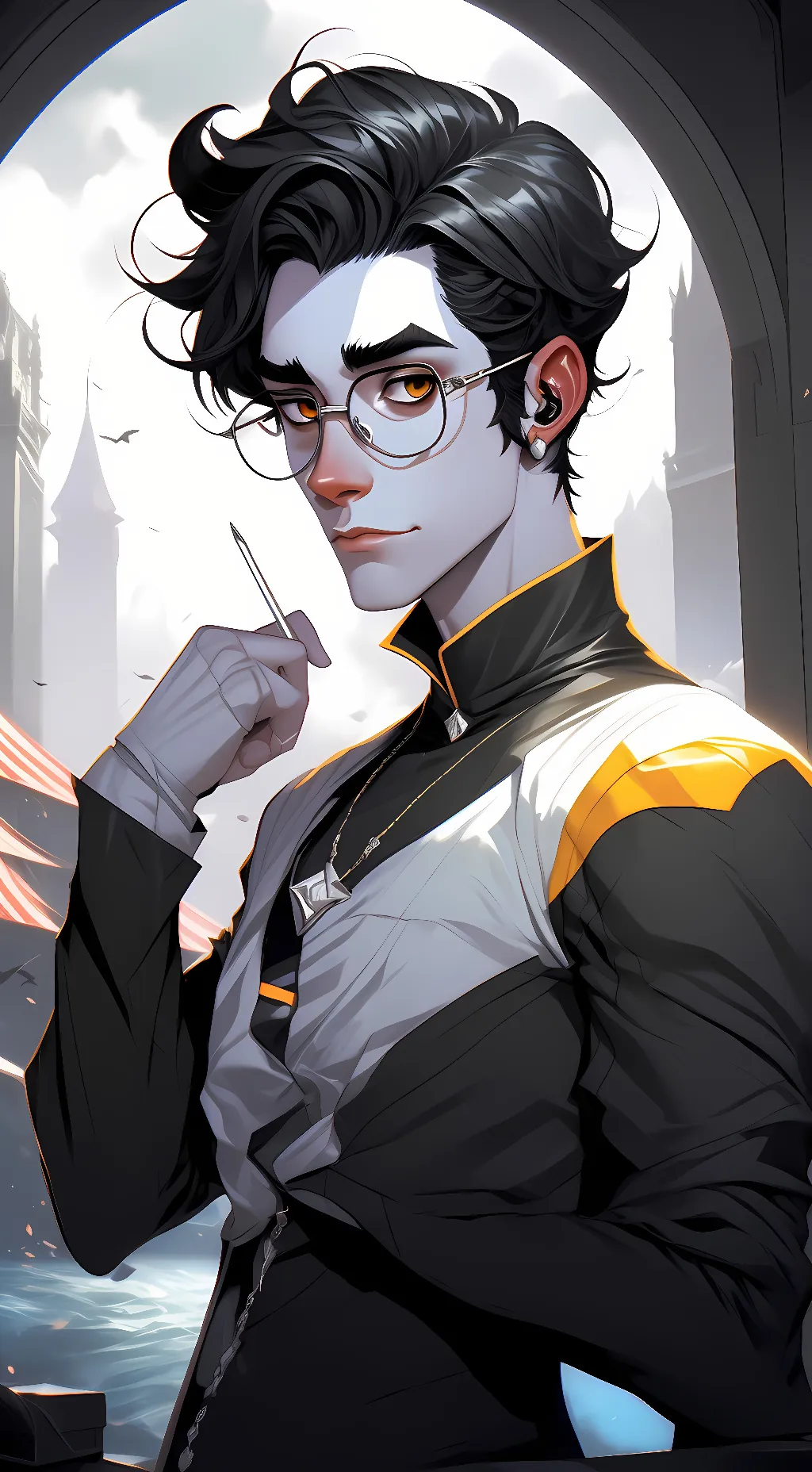 ai character: Hazel background