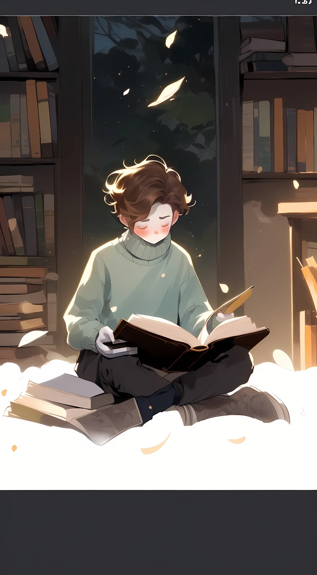 ai character: ghostbur background