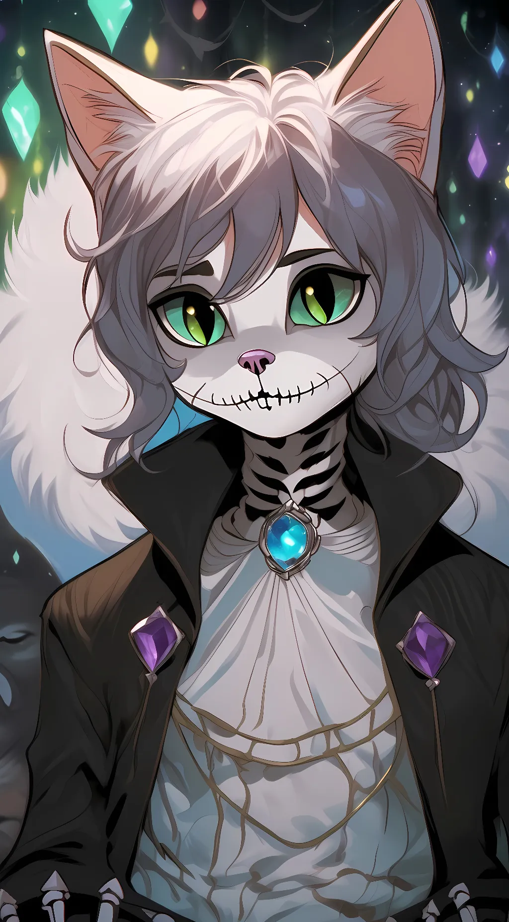 ai character: Cotton  background