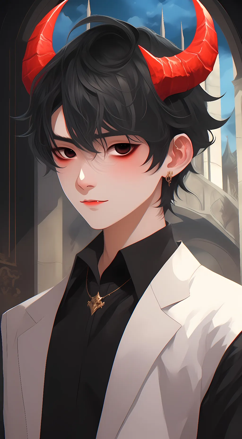 ai character: {•}Rin Okumura{•} background