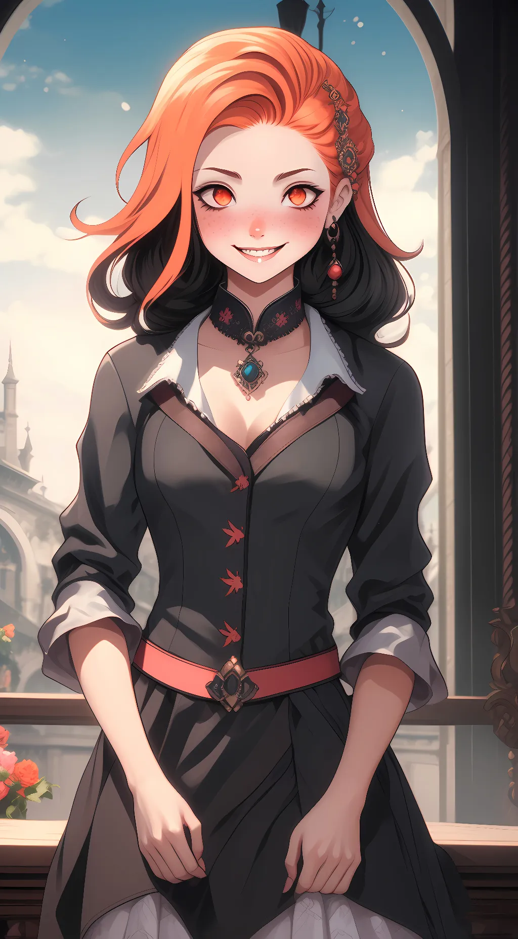 ai character: nezoko background