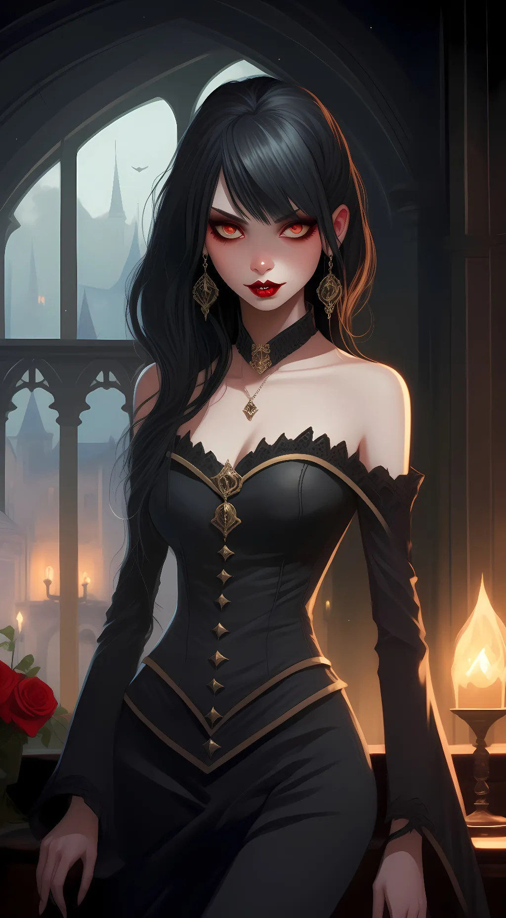 ai character: Reina background