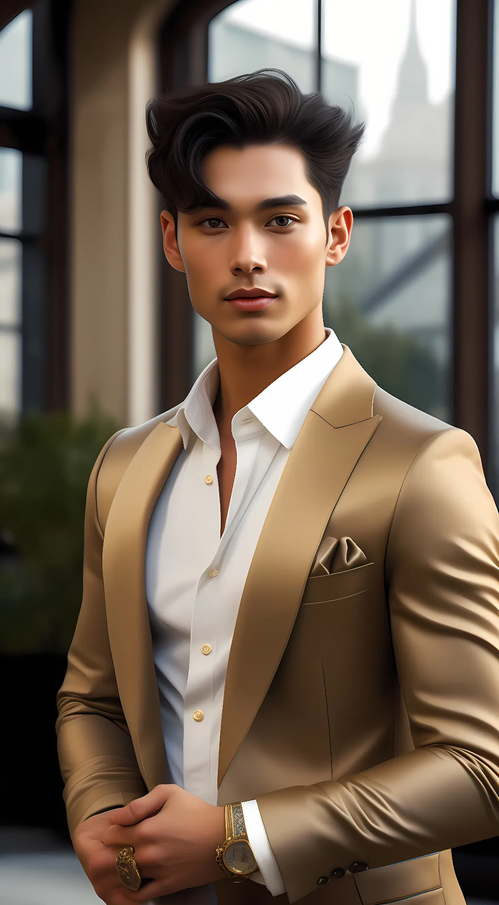 ai character: minecraft! background